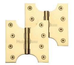 Heritage Brass 4 Inch Parliament Hinges, Polished Brass  (sold in pairs)