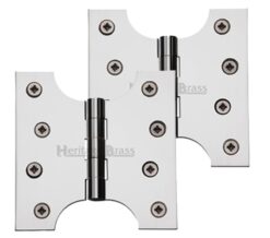 Heritage Brass 4 Inch Parliament Hinges, Polished Chrome  (sold in pairs)