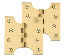 Heritage Brass 4 Inch Parliament Hinges, Satin Brass  (sold in pairs)