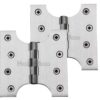 Heritage Brass 4 Inch Parliament Hinges, Satin Chrome (sold in pairs)