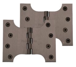 Heritage Brass 5 Inch Parliament Hinges, Matt Bronze  (sold in pairs)