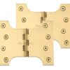 Heritage Brass 5 Inch Parliament Hinges, Satin Brass  (sold in pairs)