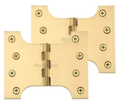 Heritage Brass 5 Inch Parliament Hinges, Satin Brass  (sold in pairs)