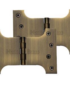 Heritage Brass 6 Inch Parliament Hinges, Antique Brass  (sold in pairs)