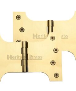 Heritage Brass 6 Inch Parliament Hinges, Polished Brass   (sold in pairs)