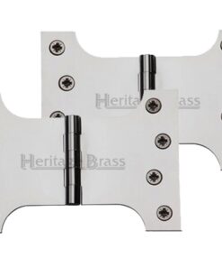 Heritage Brass 6 Inch Parliament Hinges, Polished Chrome  (sold in pairs)