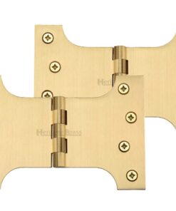 Heritage Brass 6 Inch Parliament Hinges, Satin Brass (sold in pairs)