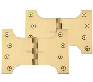 Heritage Brass 6 Inch Parliament Hinges, Satin Brass (sold in pairs)