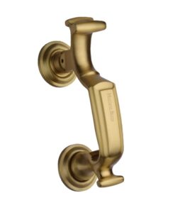 Heritage Brass Doctor Door Knocker, Satin Brass