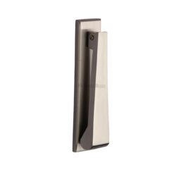 Heritage Brass Contemporary Slim Door Knocker, Satin Nickel