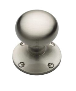 Heritage Brass Kensington Mortice Door Knobs, Satin Nickel  (sold in pairs)