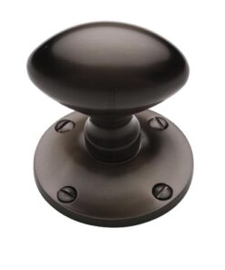 Heritage Brass Mayfair Mortice Door Knobs, Matt Bronze  (sold in pairs)