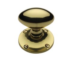 Heritage Brass Mayfair Mortice Door Knobs, Polished Brass  (sold in pairs)