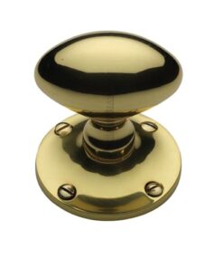 Heritage Brass Mayfair Mortice Door Knobs, Polished Brass  (sold in pairs)