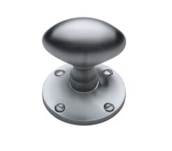 Heritage Brass Mayfair Mortice Door Knobs, Satin Chrome (sold in pairs)