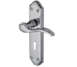 Heritage Brass Verona Polished Chrome Door Handles  (sold in pairs)
