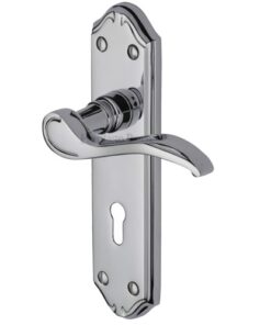 Heritage Brass Verona Polished Chrome Door Handles  (sold in pairs)