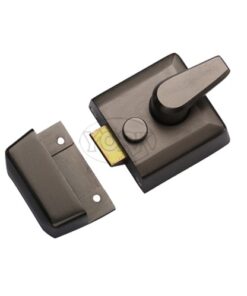 Heritage Brass Rim Cylinder Nightlatch (40mm OR 60mm), Matt Bronze