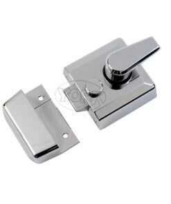 Heritage Brass Rim Cylinder Nightlatch (40mm OR 60mm), Polished Chrome