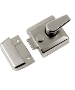 Heritage Brass Rim Cylinder Nightlatch (40mm OR 60mm), Satin Nickel