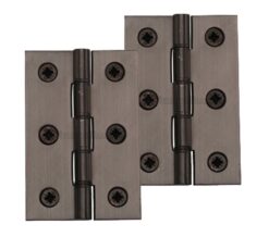 Heritage Brass 3 Inch Double Phosphor Washered Butt Hinges, Matt Bronze  (sold in pairs)