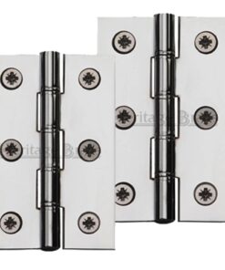 Heritage Brass 3 Inch Double Phosphor Washered Butt Hinges, Polished Chrome  (sold in pairs)