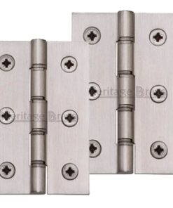 Heritage Brass 3 Inch Double Phosphor Washered Butt Hinges, Satin Nickel  (sold in pairs)