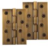 Heritage Brass 4" x 2 5/8" Double Phosphor Washered Butt Hinges, Antique Brass  (sold in pairs)