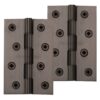 Heritage Brass 4" x 2 5/8" Double Phosphor Washered Butt Hinges, Matt Bronze  (sold in pairs)