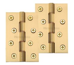 Heritage Brass 4" x 2 5/8" Double Phosphor Washered Butt Hinges, Satin Brass -   (sold in pairs)