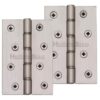 Heritage Brass 4" x 2 5/8" Double Phosphor Washered Butt Hinges, Satin Nickel  (sold in pairs)