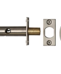 Heritage Brass Hex/Rack Bolt Without Turn, Satin Nickel -