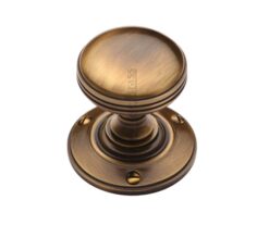 Heritage Brass Richmond Mortice Door Knobs, Antique Brass  (sold in pairs)
