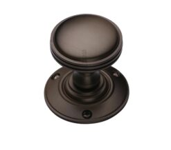 Heritage Brass Richmond Mortice Door Knobs, Matt Bronze  (sold in pairs)