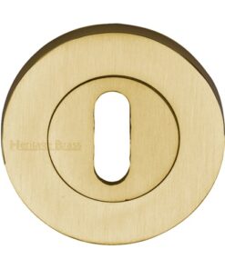 Heritage Brass Standard Key Escutcheon, Satin Brass
