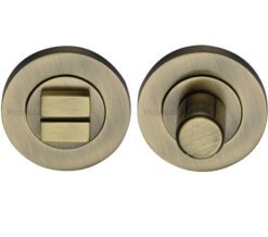 Heritage Brass Round Turn & Release (53mm Diameter), Antique Brass