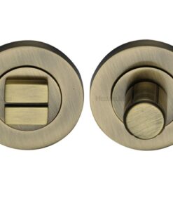 Heritage Brass Round Turn & Release (53mm Diameter), Antique Brass