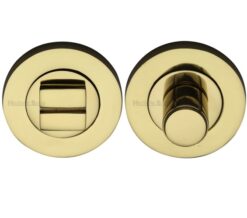 Heritage Brass Round Turn & Release (53mm Diameter), Polished Brass
