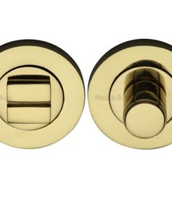 Heritage Brass Round Turn & Release (53mm Diameter), Polished Brass