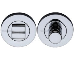 Heritage Brass Round Turn & Release (53mm Diameter), Polished Chrome