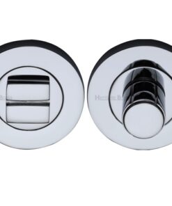 Heritage Brass Round Turn & Release (53mm Diameter), Polished Chrome
