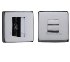 Heritage Brass Square 54mm x 54mm Turn & Release, Polished Chrome