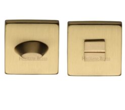 Heritage Brass Square 54mm x 54mm Turn & Release, Satin Brass -