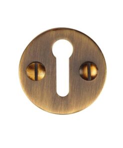Heritage Brass Standard Key Escutcheon, Antique Brass
