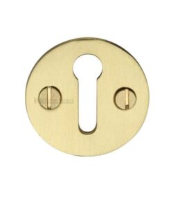 Heritage Brass Standard Key Escutcheon, Satin Brass