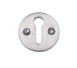 Heritage Brass Standard Key Escutcheon, Satin Chrome