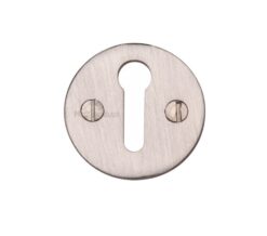 Heritage Brass Standard Key Escutcheon, Satin Nickel