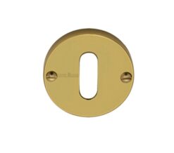 Heritage Brass Standard Key Escutcheon, Polished Brass