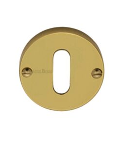 Heritage Brass Standard Key Escutcheon, Polished Brass