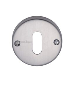 Heritage Brass Standard Key Escutcheon, Satin Chrome